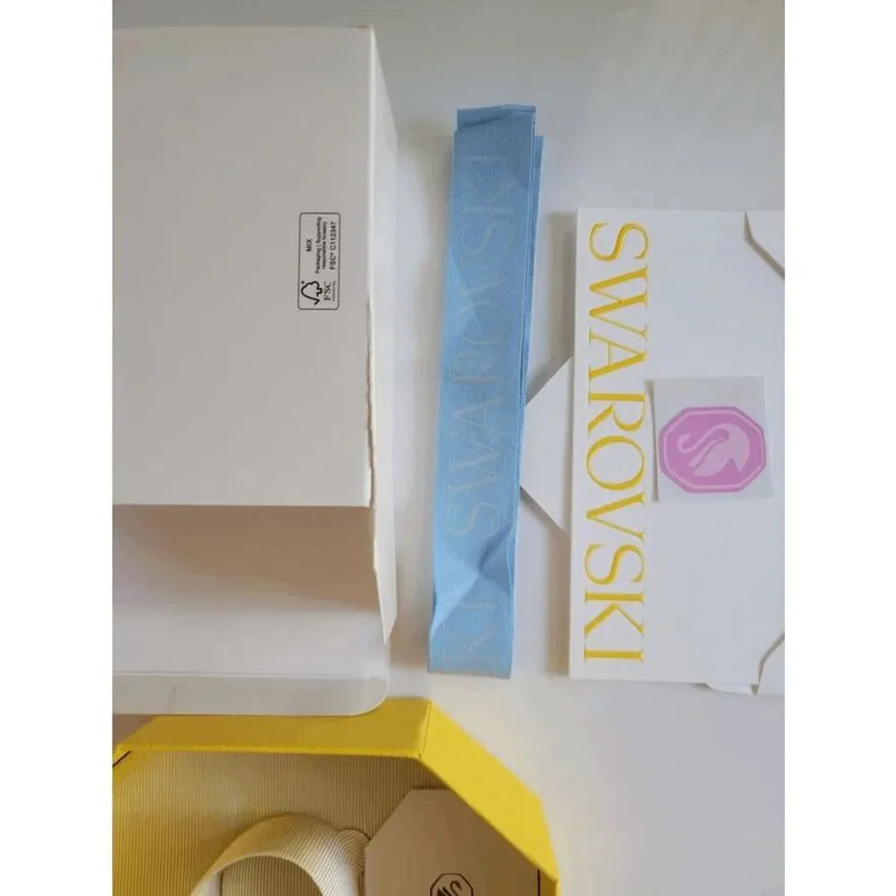 🦢 SWAROVSKI Jewelry Authentic EMPTY Box Packaging
